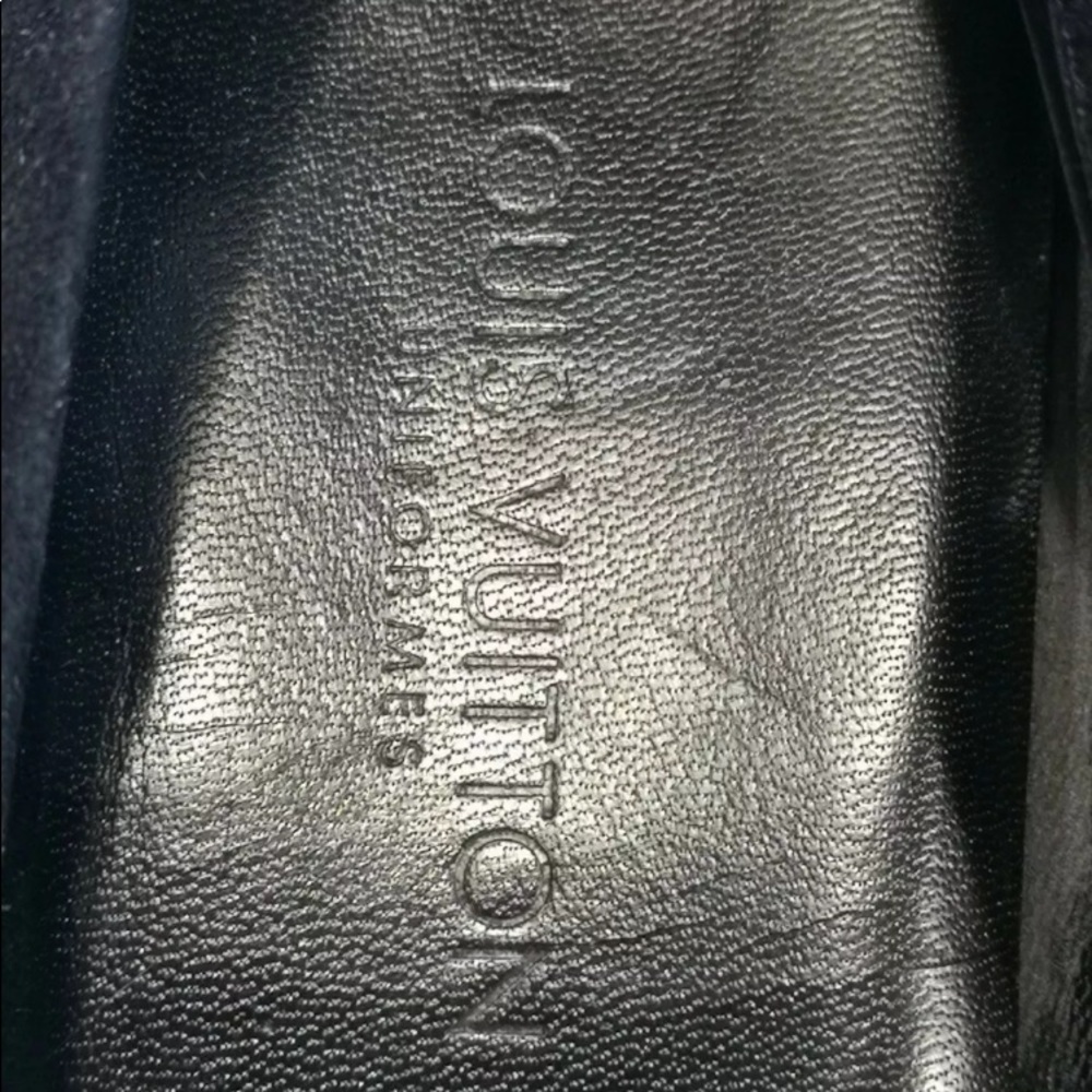 Women's Louis Vuitton Uniformes ~ Black Suede Shoes ~ Size 37 ~ 6.5~7 - Picture 4 of 7